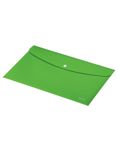 SOBRES POLIPROPILENO OPACO A4 CON BROCHE BOTON RECYCLE VERDE LEITZ 46780055