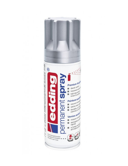 SPRAY PLATA MATE. EDDING 5200-923
