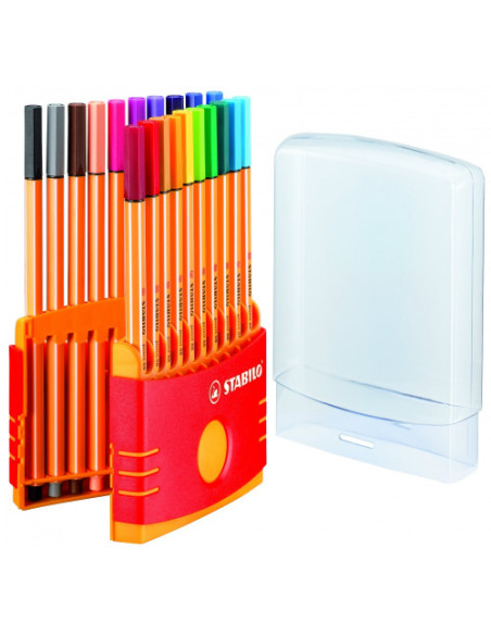 CAJA PLASTICO 20 UNIDADES PUNTA FINA 0