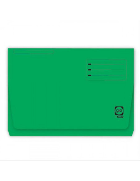 SUBCARPETA CON BOLSA Y SOLAPA INTENSAS 320 GRS FOLIO COLOR VERDE GIO 400040685 SUBCARPETA CON BOLSA Y SOLAPA INTENSAS 320 GRS FOLIO COLOR VERDE GIO 400040685