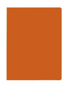 SUBCARPETA SIMPLES INTENSAS 250 GRS A4 COLOR NARANJA GIO 400040486