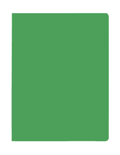 SUBCARPETA SIMPLES INTENSAS 250 GRS A4 COLOR VERDE GIO 400040485