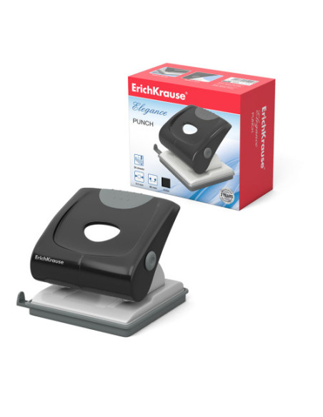 TALADRO ELEGANCE HASTA 30 HOJAS COLOR NEGRO ERICH KRAUSE 5402