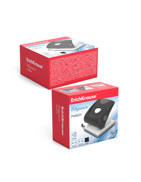 TALADRO ELEGANCE HASTA 30 HOJAS COLOR NEGRO ERICH KRAUSE 5402