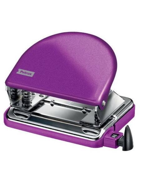 TALADRO METALICO MODELO 52 WOW CAPACIDAD 20 HOJAS COLOR MORADO PETRUS 626522