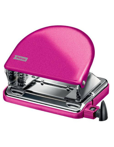 TALADRO METALICO MODELO 52 WOW CAPACIDAD 20 HOJAS COLOR ROSA PETRUS 626517