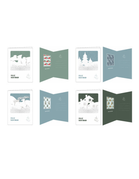 TARJETA NAVIDAD CON RELIEVE BISMARK 331679