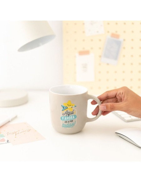 TAZA - AQUÍ Y AHORA: ¡VE A POR TODAS! MR.WONDERFUL WOA11292ES