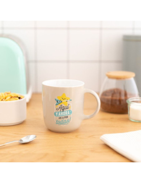 TAZA - AQUÍ Y AHORA: ¡VE A POR TODAS! MR.WONDERFUL WOA11292ES