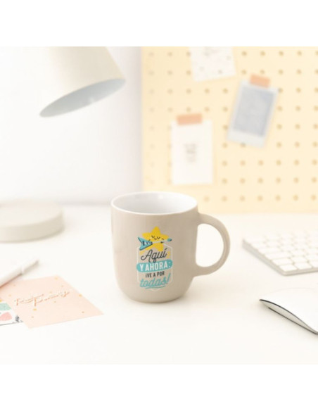 TAZA - AQUÍ Y AHORA: ¡VE A POR TODAS! MR.WONDERFUL WOA11292ES