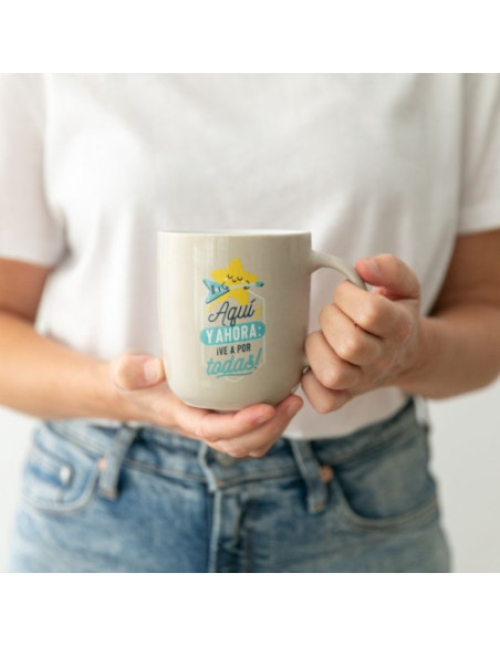 TAZA - AQUÍ Y AHORA: ¡VE A POR TODAS! MR.WONDERFUL WOA11292ES
