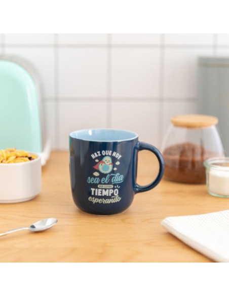 TAZA - HAZ QUE HOY SEA EL DÍA QUE LLEVAS TIEMPO ESPERANDO MR.WONDERFUL WOA11291ES