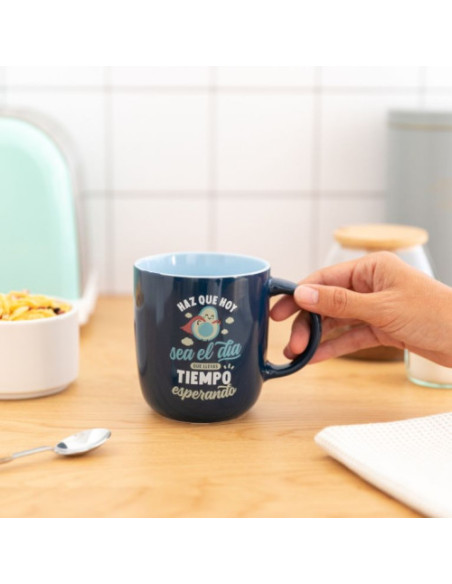 TAZA - HAZ QUE HOY SEA EL DÍA QUE LLEVAS TIEMPO ESPERANDO MR.WONDERFUL WOA11291ES