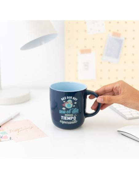 TAZA - HAZ QUE HOY SEA EL DÍA QUE LLEVAS TIEMPO ESPERANDO MR.WONDERFUL WOA11291ES