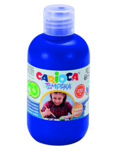 BOTELLA TEMPERA 250 ML. AZUL CARIOCA 40424/05