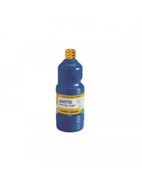 BOTELLA 500ML TÉMPERA LAVABLE AZUL GIOTTO F53531700