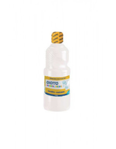 BOTELLA 500ML TÉMPERA LAVABLE BLANCO GIOTTO F535301