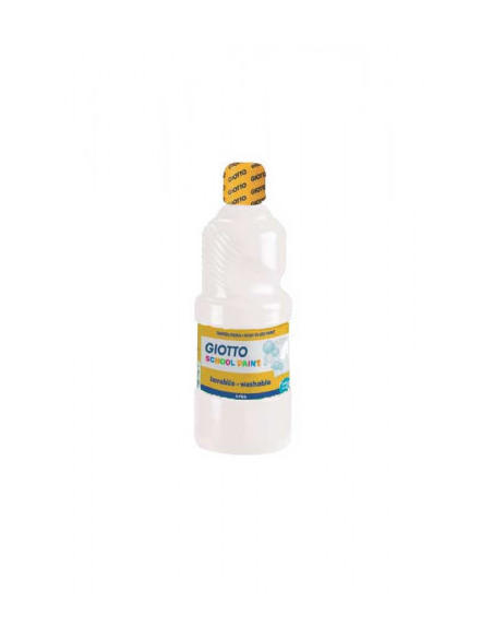 BOTELLA 500ML TÉMPERA LAVABLE BLANCO GIOTTO F535301