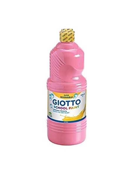 BOTELLA 500ML TÉMPERA LAVABLE ROSA GIOTTO F535306