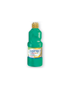 BOTELLA 500ML TÉMPERA LAVABLE VERDE CLARO GIOTTO F535311