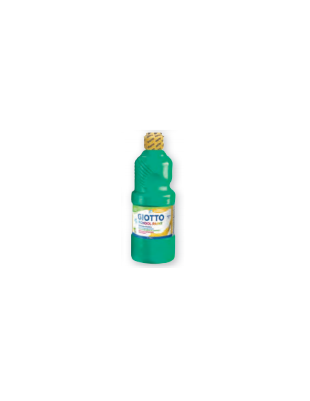 BOTELLA 500ML TÉMPERA LAVABLE VERDE CLARO GIOTTO F535311