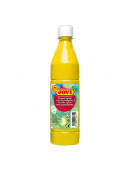 BOTELLA TÉMPERA LÍQUIDA 500 ML - AMARILLO JOVI 50602