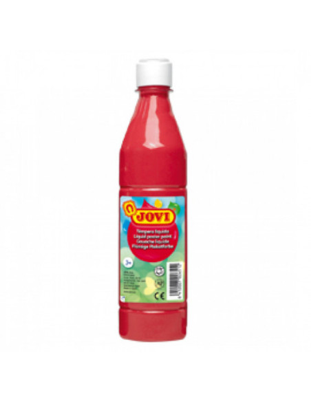 BOTELLA TÉMPERA LÍQUIDA 500 ML - BERMELLÓN JOVI 50607