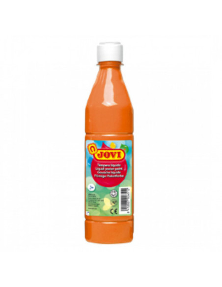 BOTELLA TÉMPERA LÍQUIDA 500 ML - NARANJA JOVI 50606