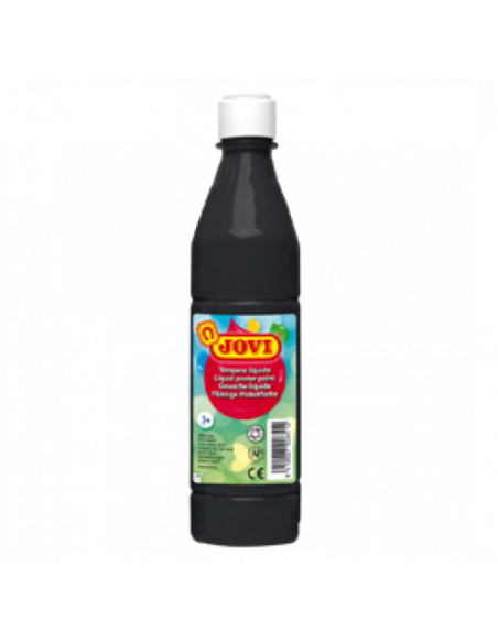 BOTELLA TÉMPERA LÍQUIDA 500 ML - NEGRO JOVI 50630