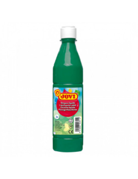 BOTELLA TÉMPERA LÍQUIDA 500 ML - VERDE OSCURO JOVI 50619