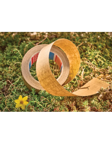 TESAPACK 6 ROLLOS PAPEL + FILAM MARRON 25MX...