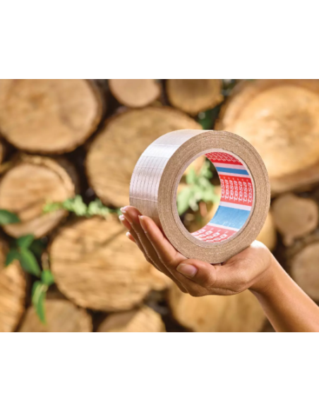 TESAPACK 6 ROLLOS PAPEL + FILAM MARRON 25MX 50MM TESA 60013-00000-00