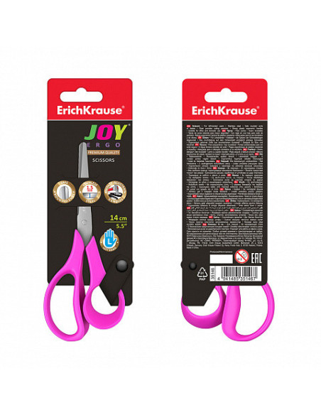 TIJERA PARA ZURDOS JOY ERGO 14CM ERICH KRAUSE 35146