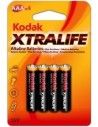 Pilas Kodak xtralife AAA LR03 pack de 4