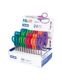CAJA EXPOSITORA 24 TIJERAS BASIC MILAN 80066
