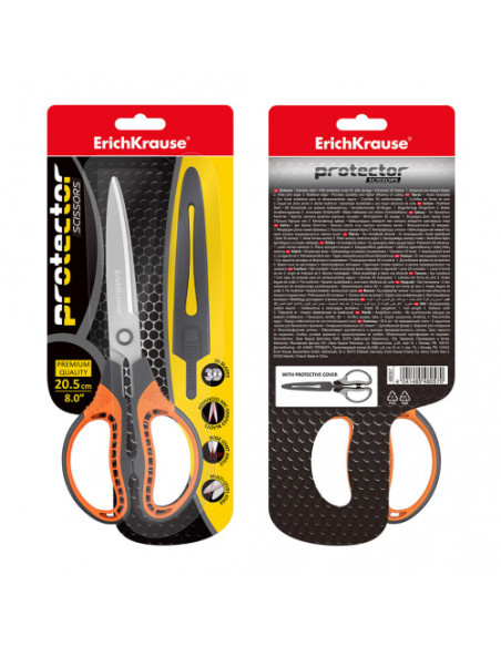 TIJERAS PROTECTOR, 20.5 CM ERICH KRAUSE 48057