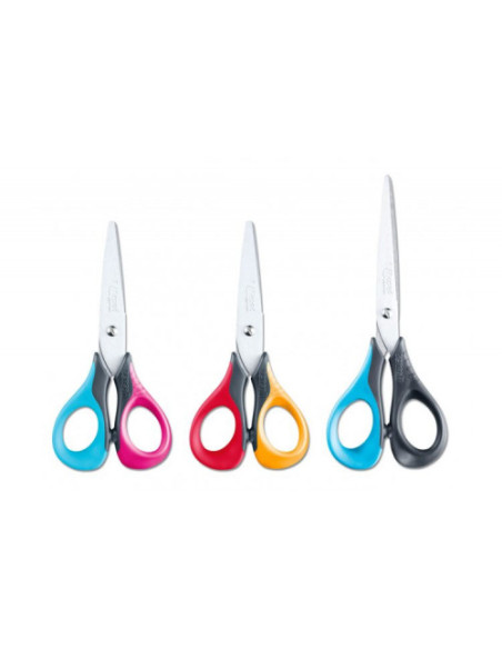 TIJERAS SENSOFT 13 CM. CON CUCHILLAS DE ACERO COLORES SURTIDOS MAPED 169300