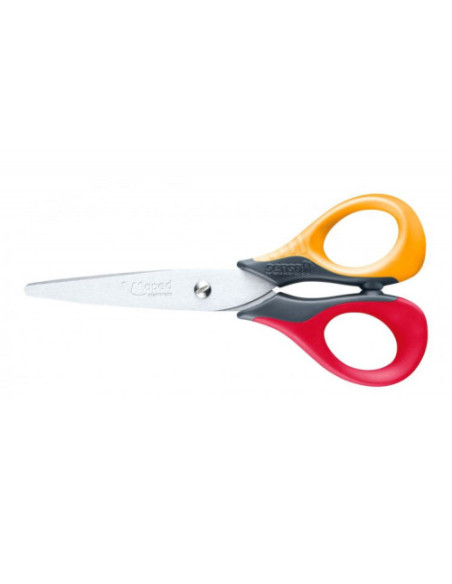 TIJERAS SENSOFT 13 CM. CON CUCHILLAS DE ACERO COLORES SURTIDOS MAPED 169300