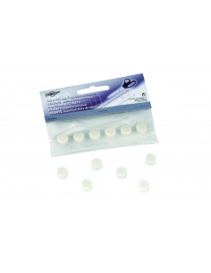 BLISTER DE 6 IMANES REDONDOS 10MM. EN COLOR BLANCO FAIBO 60-10-01