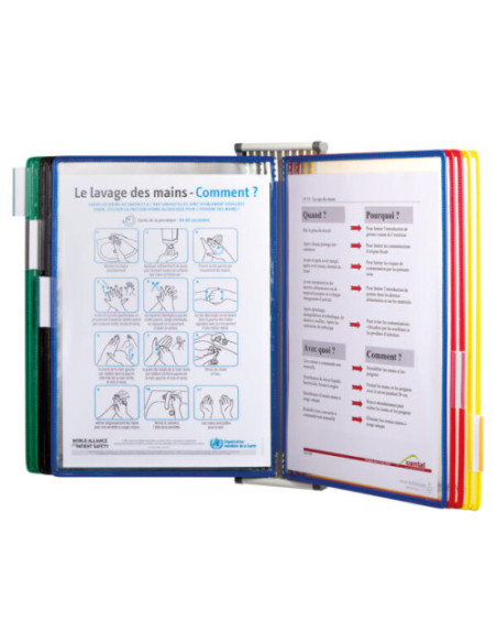 soporte para mostrar documentos Pared Retrato A4 Tarifold 414109