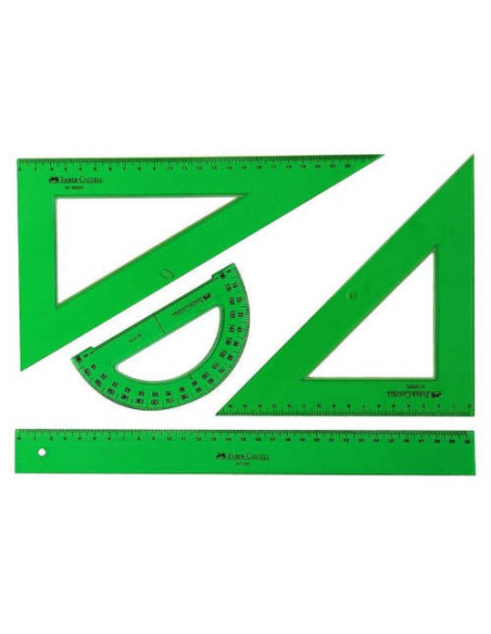 JUEGO REGLAS ESCOLAR FABER CASTELL 65021