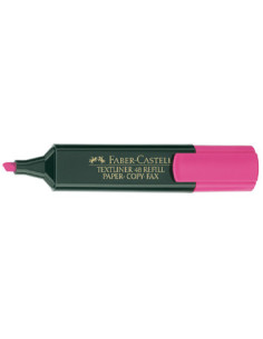 MARCADOR FLUOR TEXTLINER ROSA FABER CASTELL 154828
