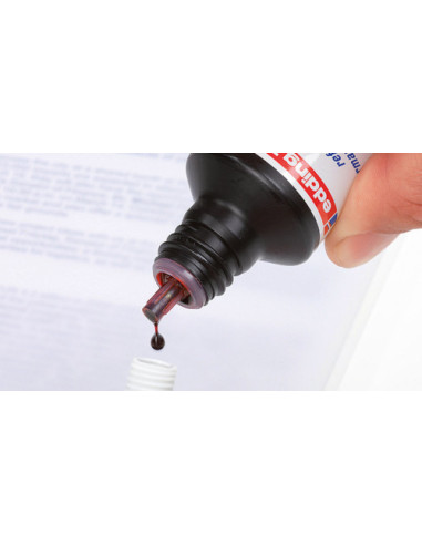 FRASCO TINTA PARA RELLENAR 25ML ROJA EDDING...