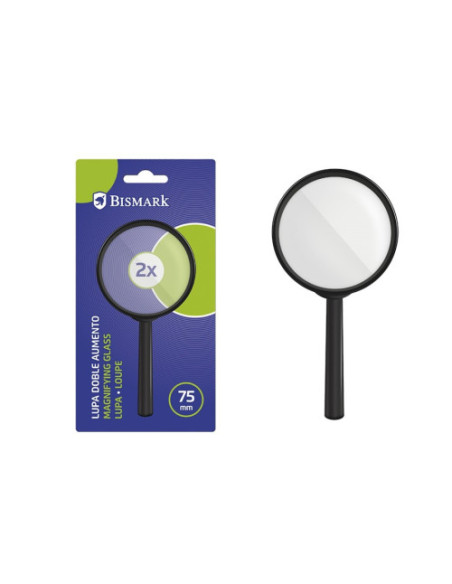 LUPA DOBLE AUMENTO DIAMETRO 75 MM BISMARK 330647