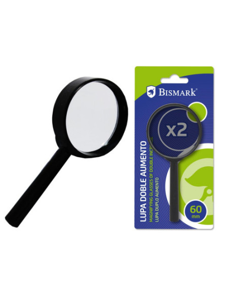 LUPA DOBLE AUMENTO DIAMETRO 75 MM BISMARK 330647