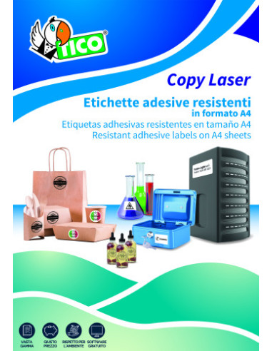 CAJA 100 HOJAS ETIQUETAS TRANSPARENTES BRILLANTES REDONDAS 25MM DIAMETRO PARA LASER COLOR TICO PC4-25