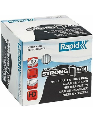 CAJA 5000 GRAPAS SUPERSTRONG  9/14MM...