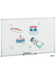 PIZARRA BLANCA 100X150 CM. SUPERFICIE MELAMINADA FAIBO 800-4T