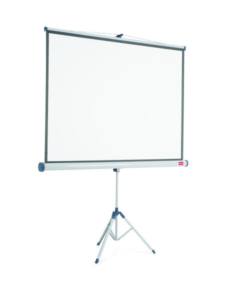 PANTALLA PROYECCION TRIPODE FORMATO 4:3 SUPERFICIE BLANCA DIMENSIONES 113X150 CM. NOBO 1902395