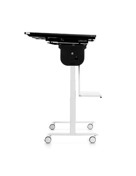 SOPORTE MÓVIL REGULABLE EN ALTURA ST6 CABEZAL ABATIBLE PARA MONITORES INTERACTIVOS 65-75-85 PULG. ROCADA INTERAC-ST6